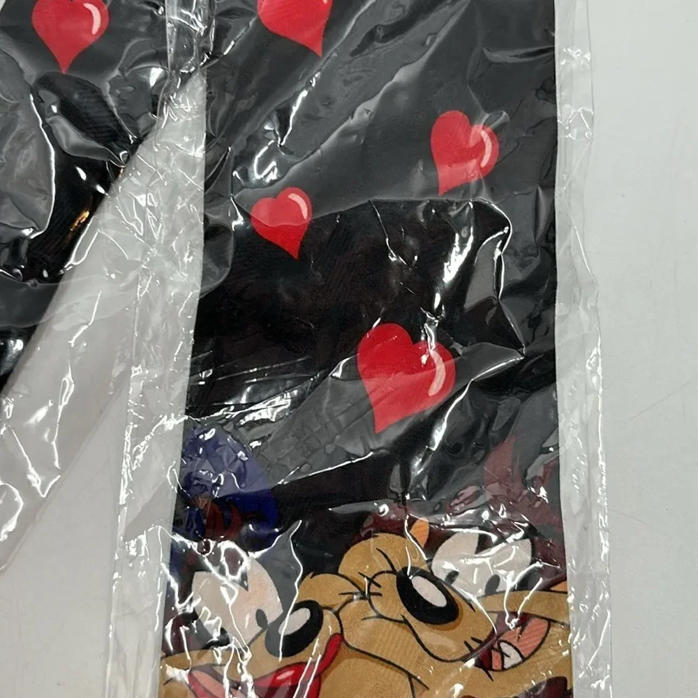 Vintage 1996 Looney Tunes Mania Valentines Tasmanian Devil Taz Neck Tie